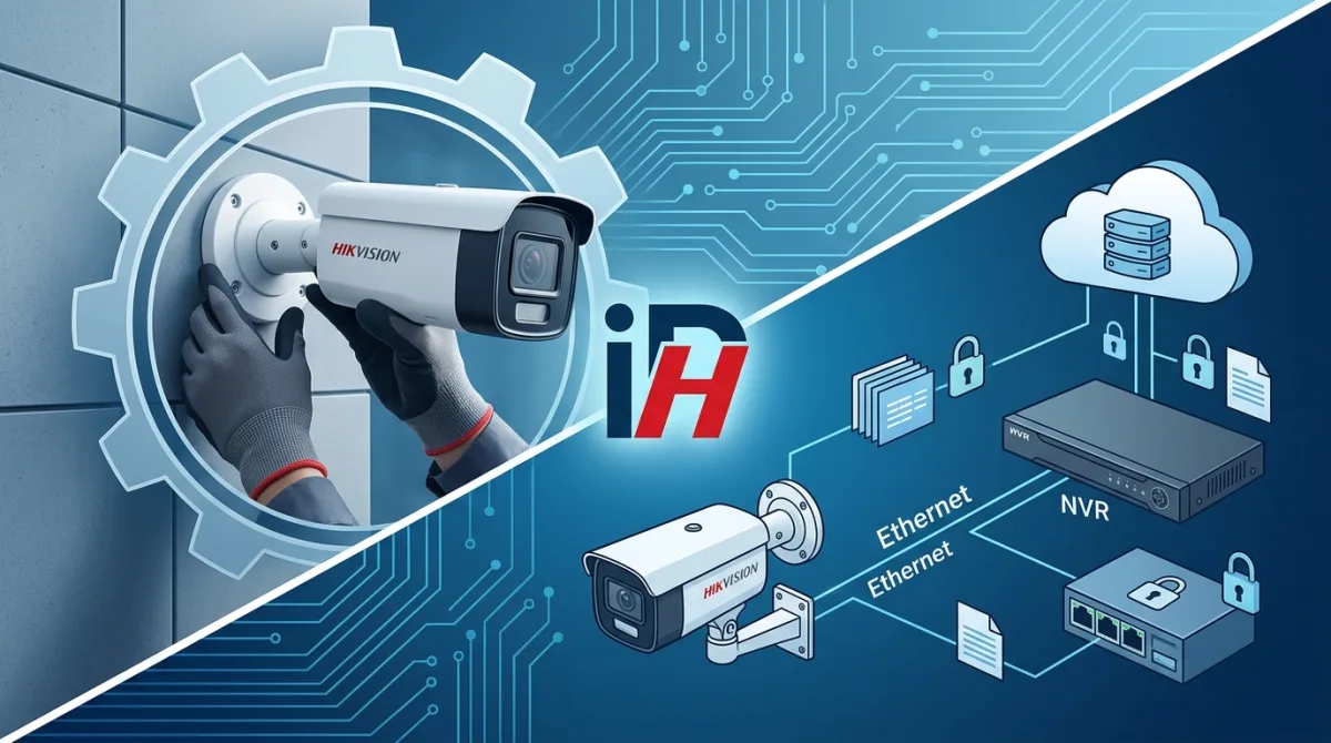 دوربین مداربسته IP با Hikvision: راهنمای کامل نصب و راه‌اندازی